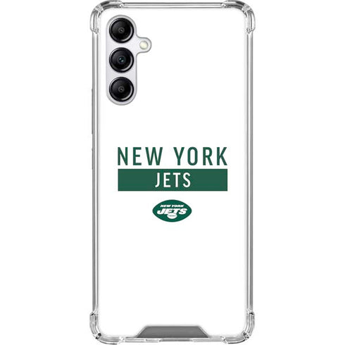 NFL New York Jets White Performance Series Galaxy A15 5G Clear Case